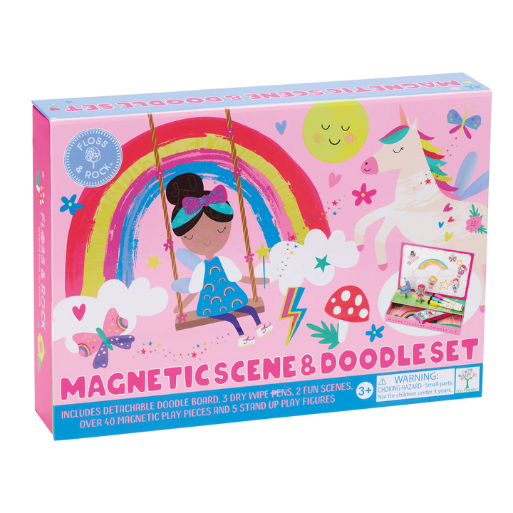 Floss & Rock Magnetic Scene & Doodle Set - Rainbow Fairy