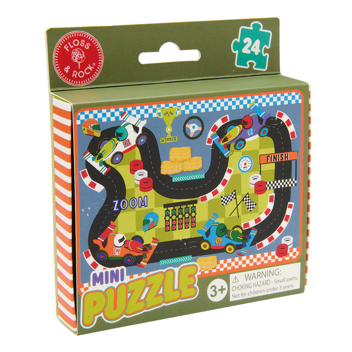 Floss & Rock 24 Pc Mini Puzzle - Cars
