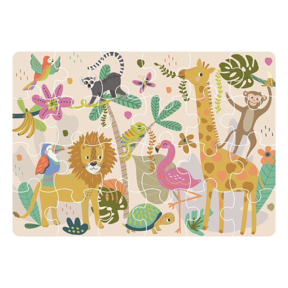 Floss & Rock 24 Pc Mini Puzzle - Jungle