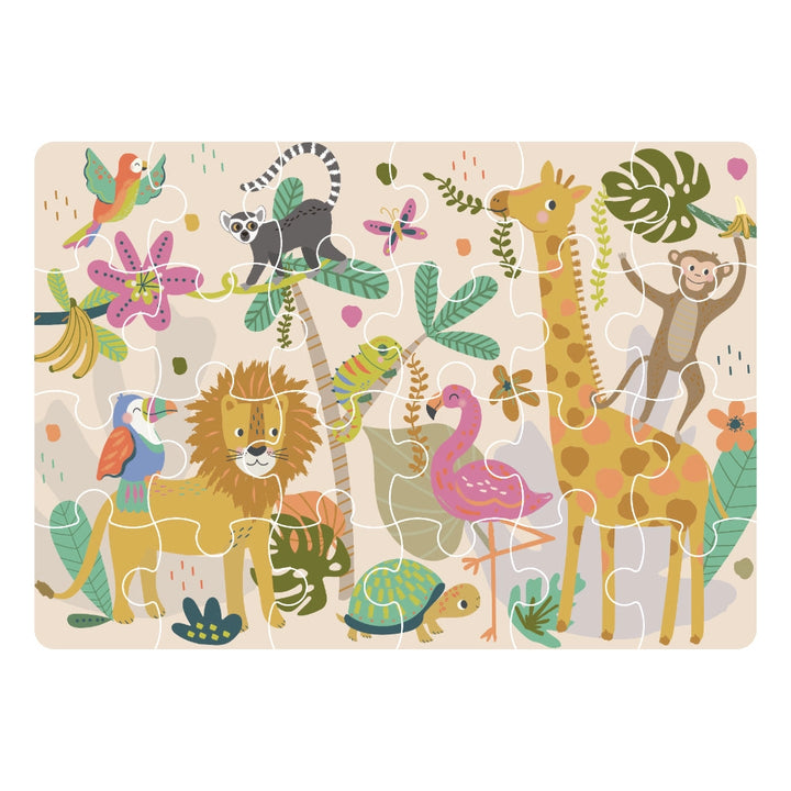 Floss & Rock 24 Pc Mini Puzzle - Jungle