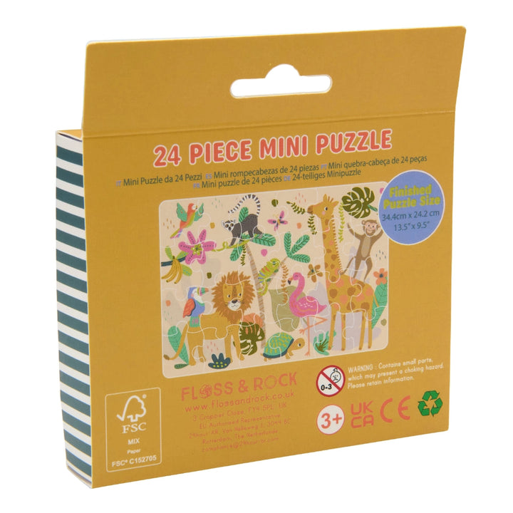 Floss & Rock 24 Pc Mini Puzzle - Jungle