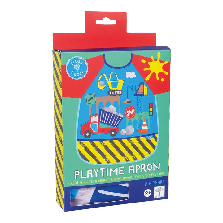 Floss & Rock Playtime Apron - Construction