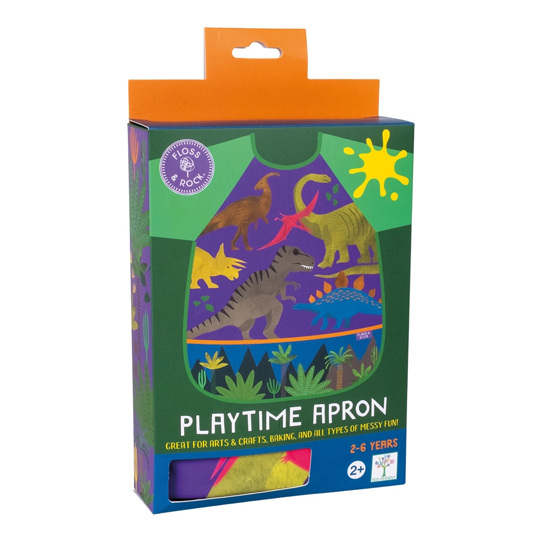 Floss & Rock Playtime Apron - Dinosaur