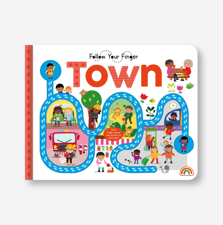 Follow Your Finger Town Board Book