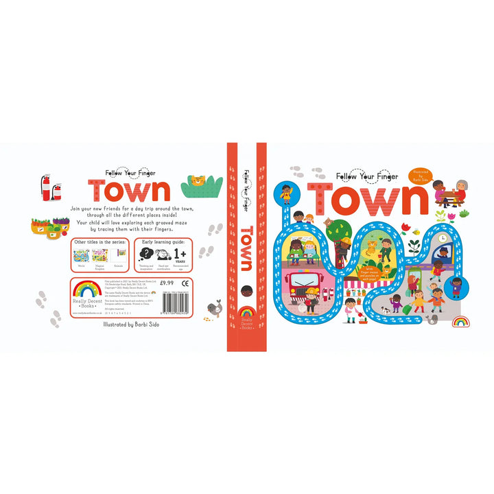 Follow Your Finger Town Board Book