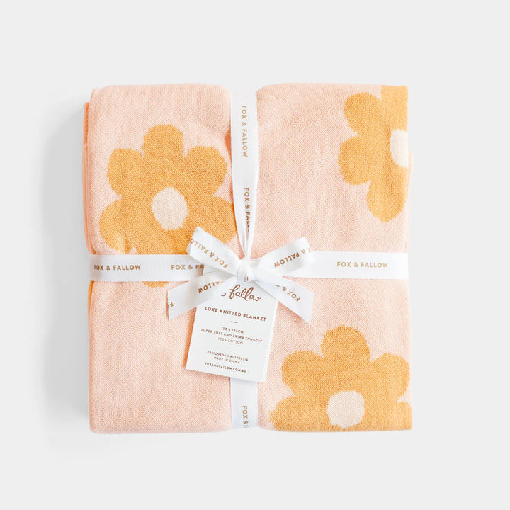 Fox & Fallow Cotton Blanket - Daisy Chain