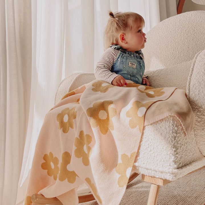 Fox & Fallow Cotton Blanket - Daisy Chain