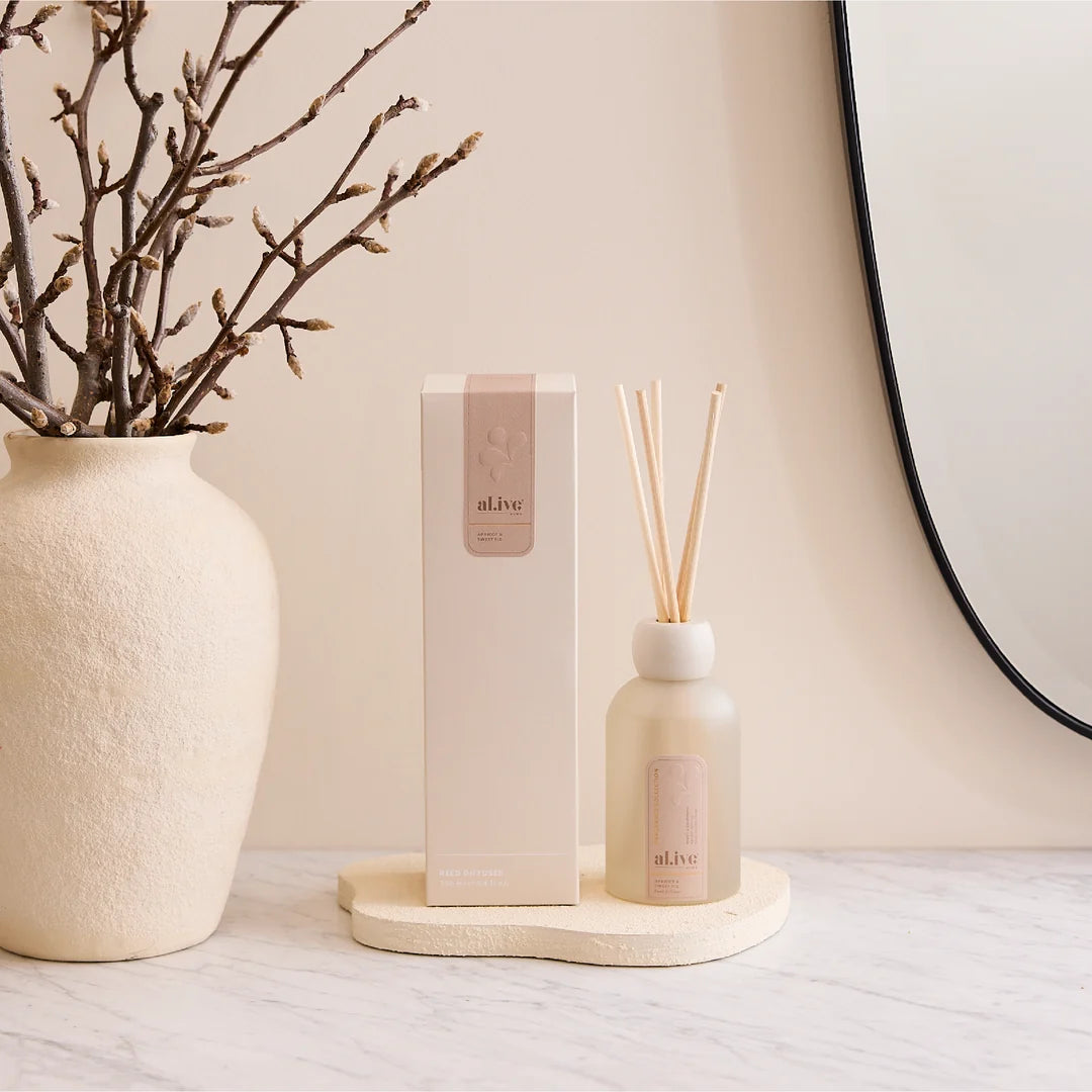 al.ive Reed Diffuser - Apricot & Sweet Fig