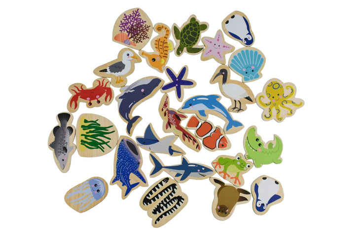 Fridge Friends 24 Piece Magnet Set -  Australian Sea Life