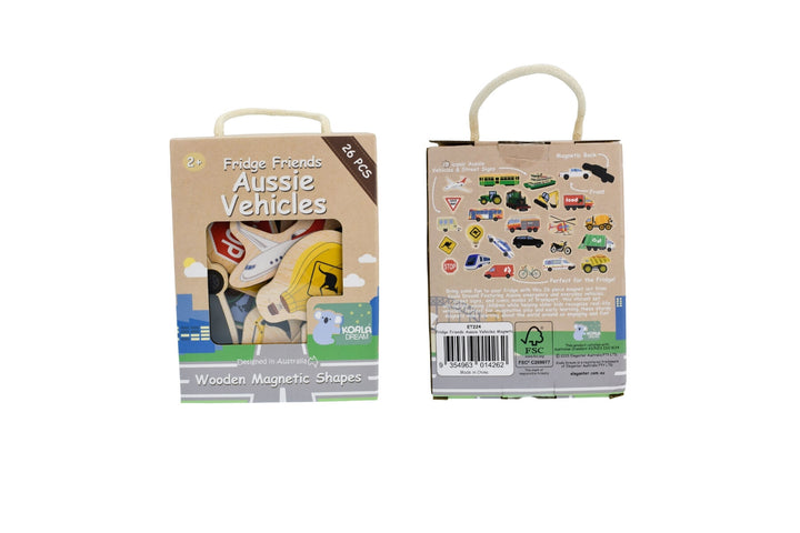 Fridge Friends 26 Piece Magnet Set -  Australian Vehicles