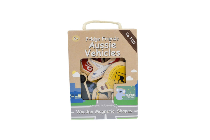 Fridge Friends 26 Piece Magnet Set -  Australian Vehicles
