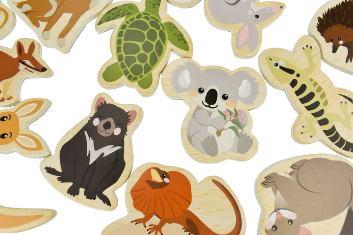 Fridge Friends 24 Piece Magnet Set - Australian Animals