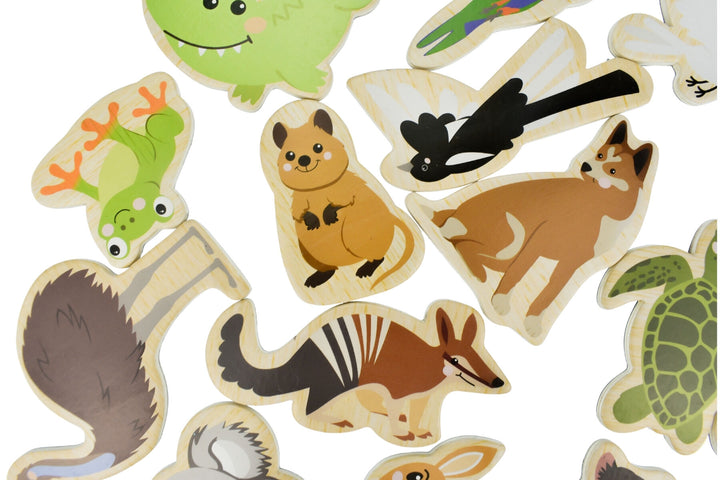 Fridge Friends 24 Piece Magnet Set - Australian Animals