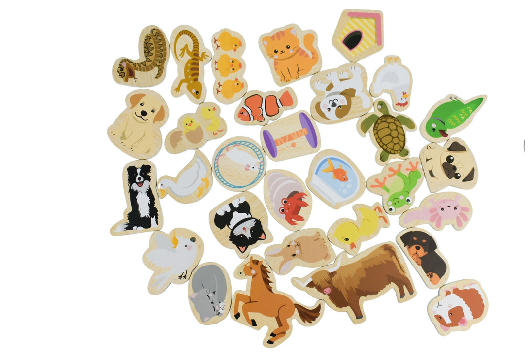 Fridge Friends 35 Piece Magnet Set - Pets
