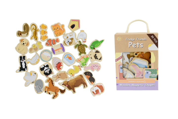 Fridge Friends 35 Piece Magnet Set - Pets