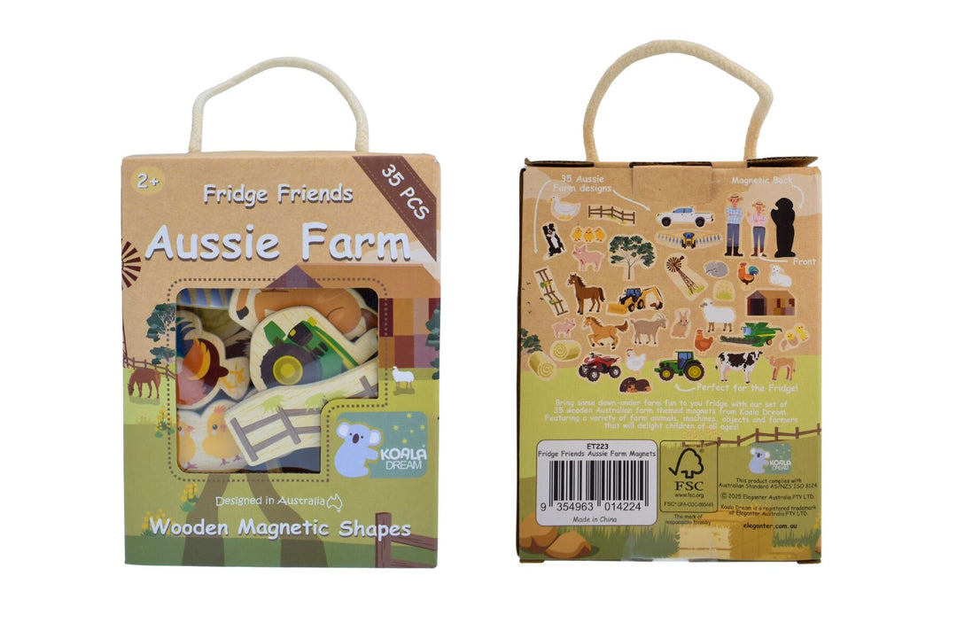 Fridge Friends 35 Piece Magnet Set - Aussie Farm