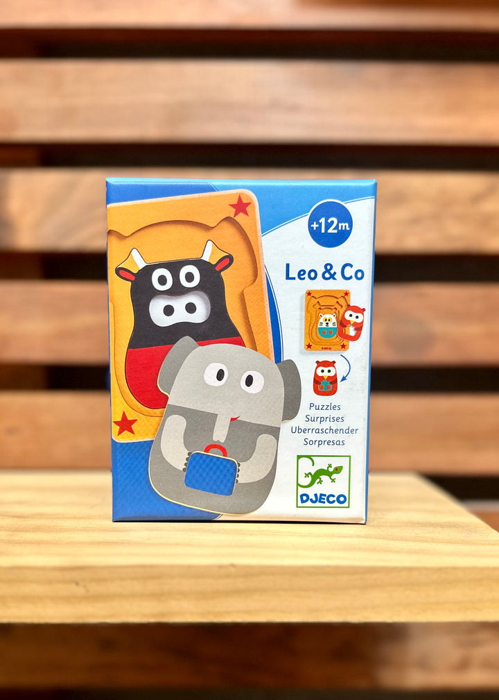 Djeco Leo & Co Wooden Layer Puzzle