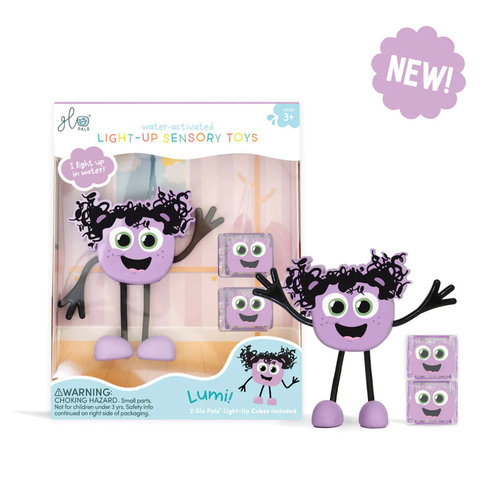 Glo Pals Light-up Sensory Toys - Lumi | Purple