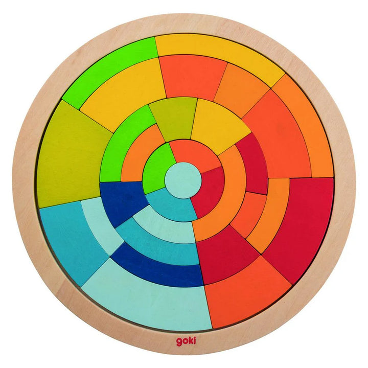 Wooden 96 Piece Puzzle Circle