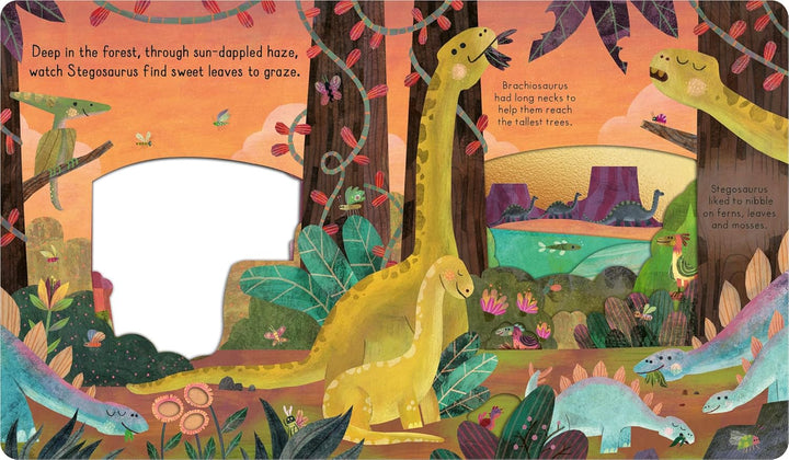 Goodnight Dinosaurs Peep Through Board Book