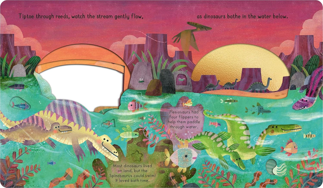 Goodnight Dinosaurs Peep Through Board Book