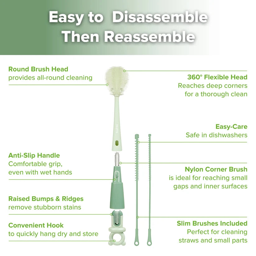 Haakaa 5-in-1 Cleaning Brush Set