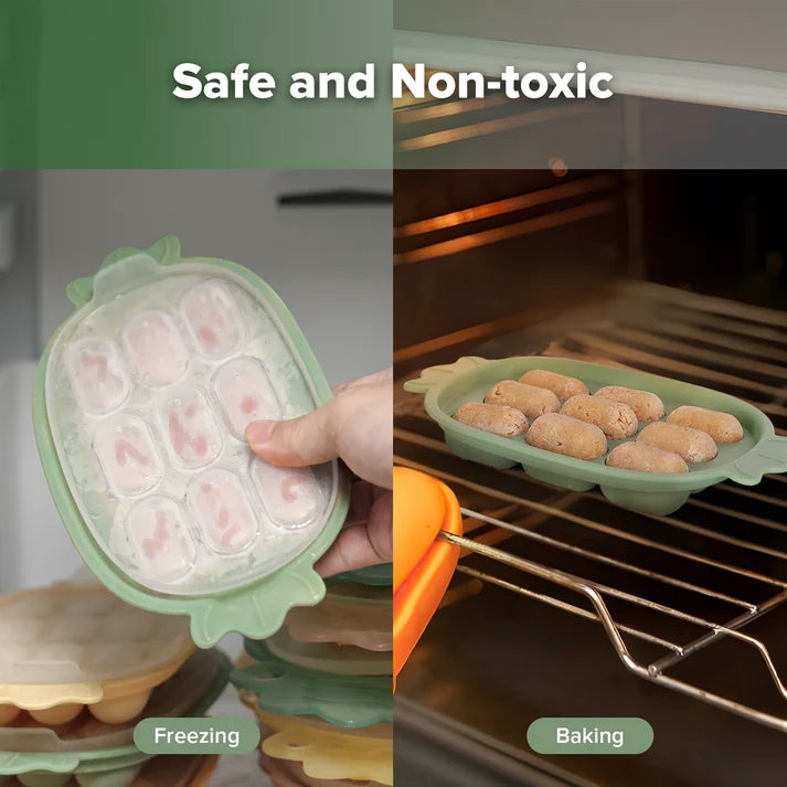 Haakaa Fresh Food Feeder & Nibble Tray Combo Set