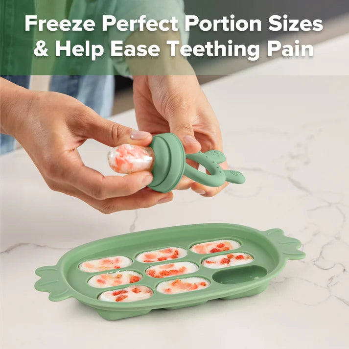 Haakaa Fresh Food Feeder & Nibble Tray Combo Set