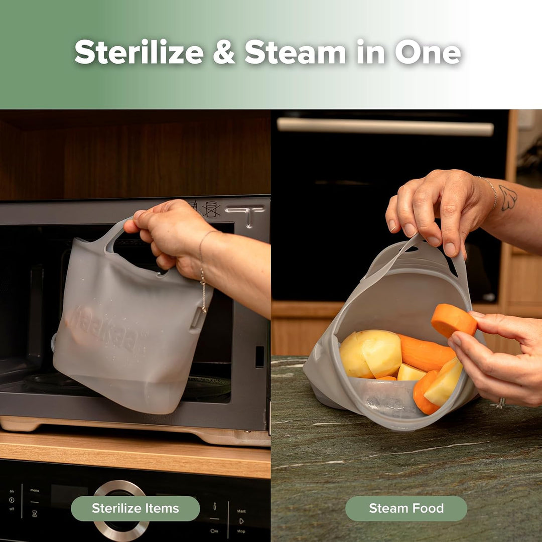 Haakaa Silicone Microwave Steam Steriliser Bag 1500ml