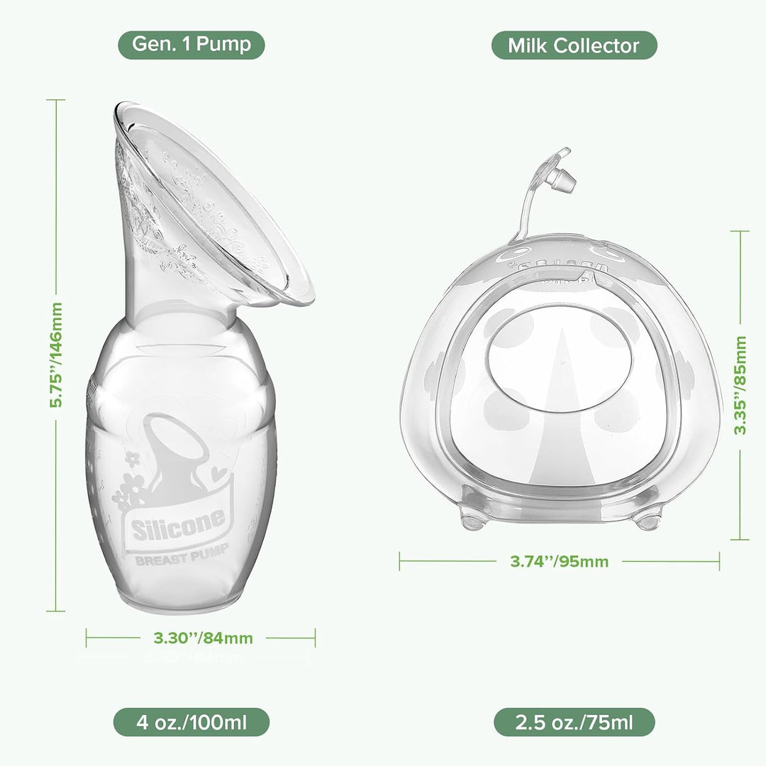 Haakaa Silicone Ladybug Milk Collectors and 100ml Pump Set