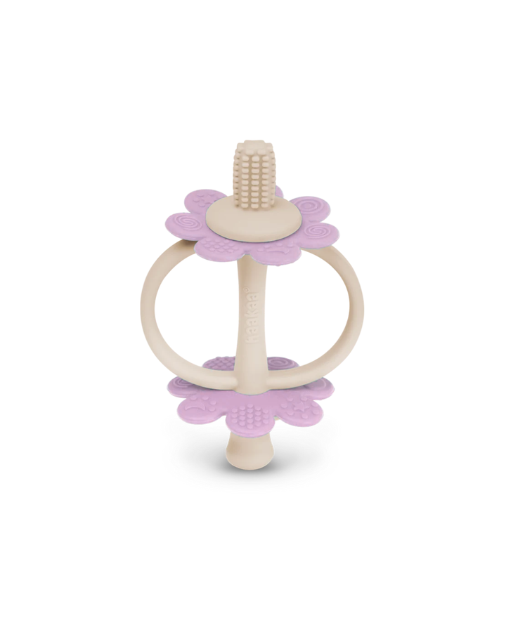 Haakaa Silicone Twin Flower Teether - Assorted