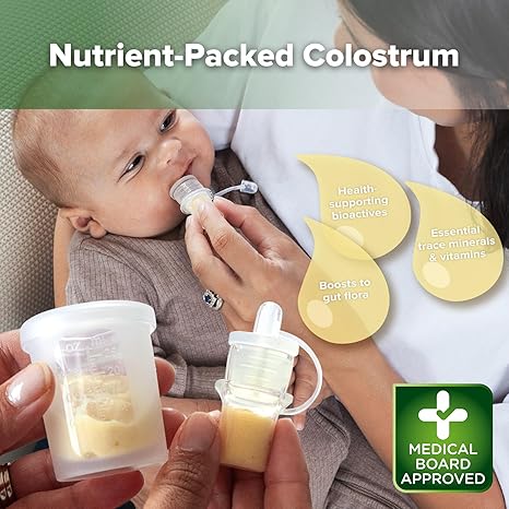 Haakaa Silicone Colostrum Collector & Lidded Cup Pack (Pre-Sterilised)