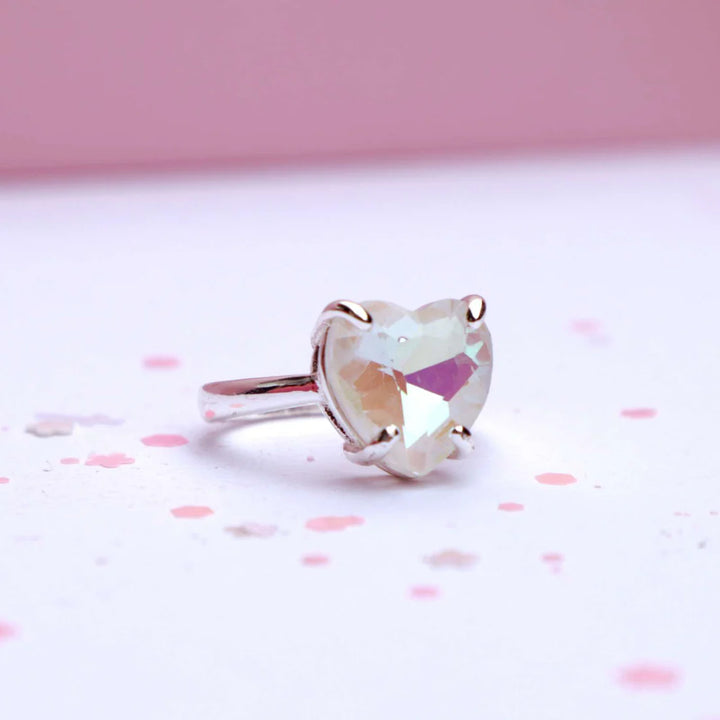 Lauren Hinkley Heart of the Ocean Sparkle Ring with Shell Giftbox