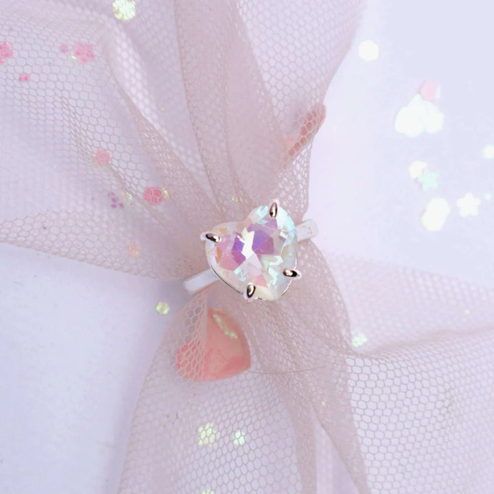 Lauren Hinkley Heart of the Ocean Sparkle Ring with Shell Giftbox