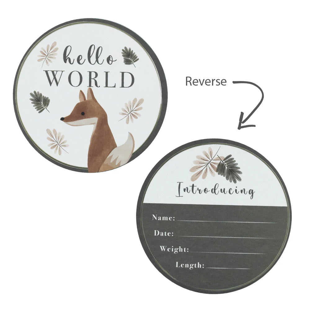 Hello World Baby Jersey Wrap Gift Set - Olive Spots