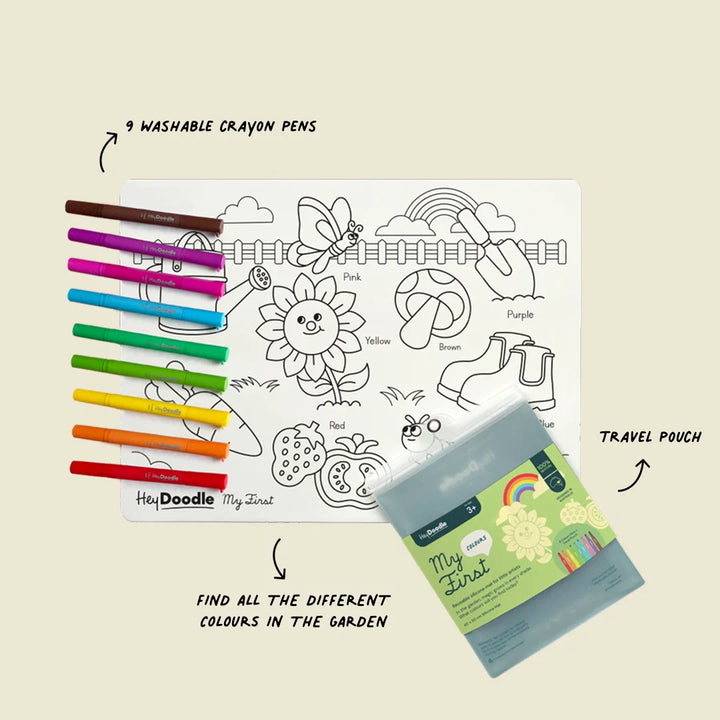 My First Colours Colouring & Doodle Mat