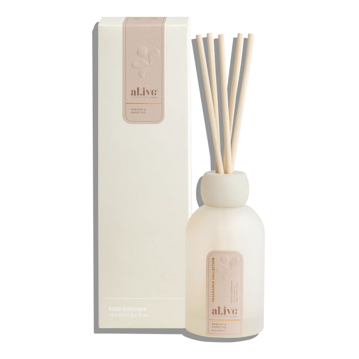al.ive Reed Diffuser - Apricot & Sweet Fig