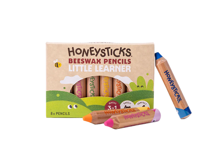 Honeysticks Magic 3-in-1 Beeswax Pencils Little Learners 7pk