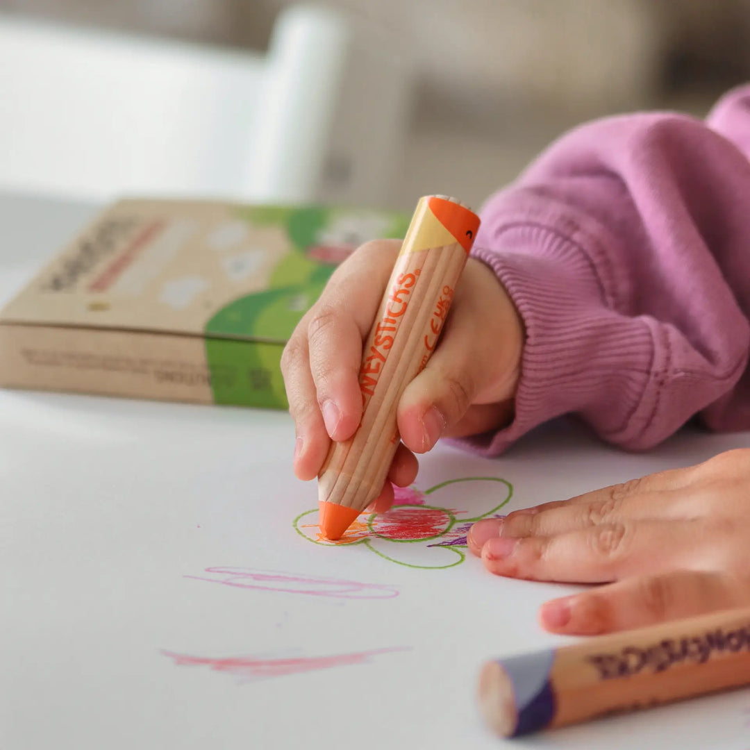 Honeysticks Magic 3-in-1 Beeswax Pencils Little Learners 7pk