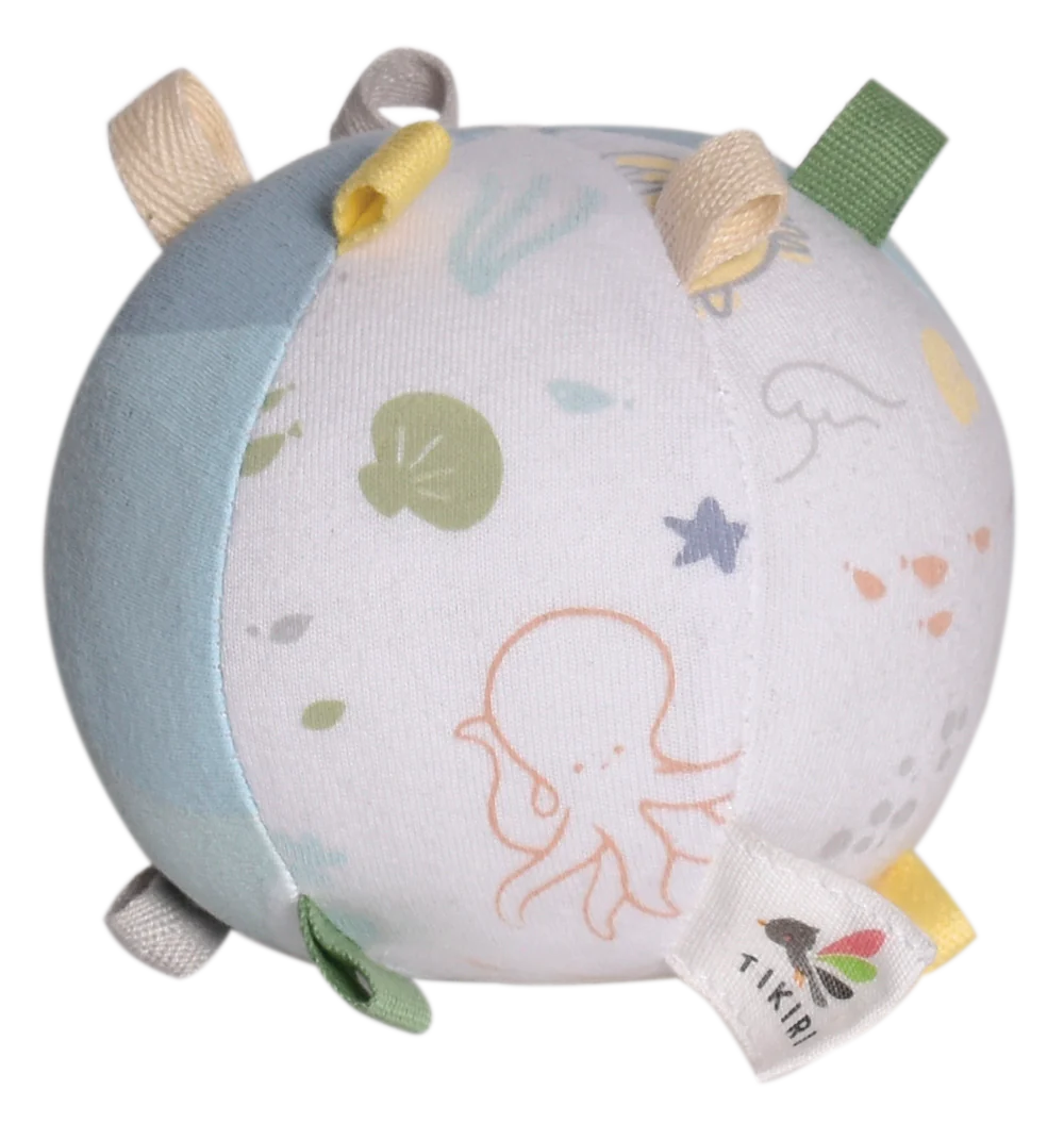 Tikiri Ocean Organic Activity Ball with Rattle