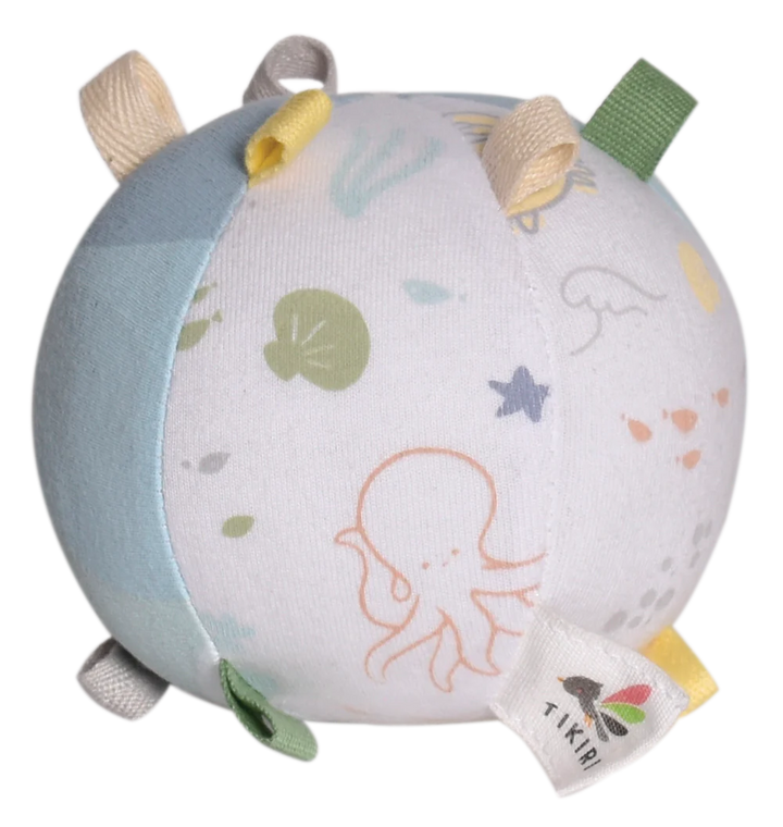 Tikiri Ocean Organic Activity Ball with Rattle