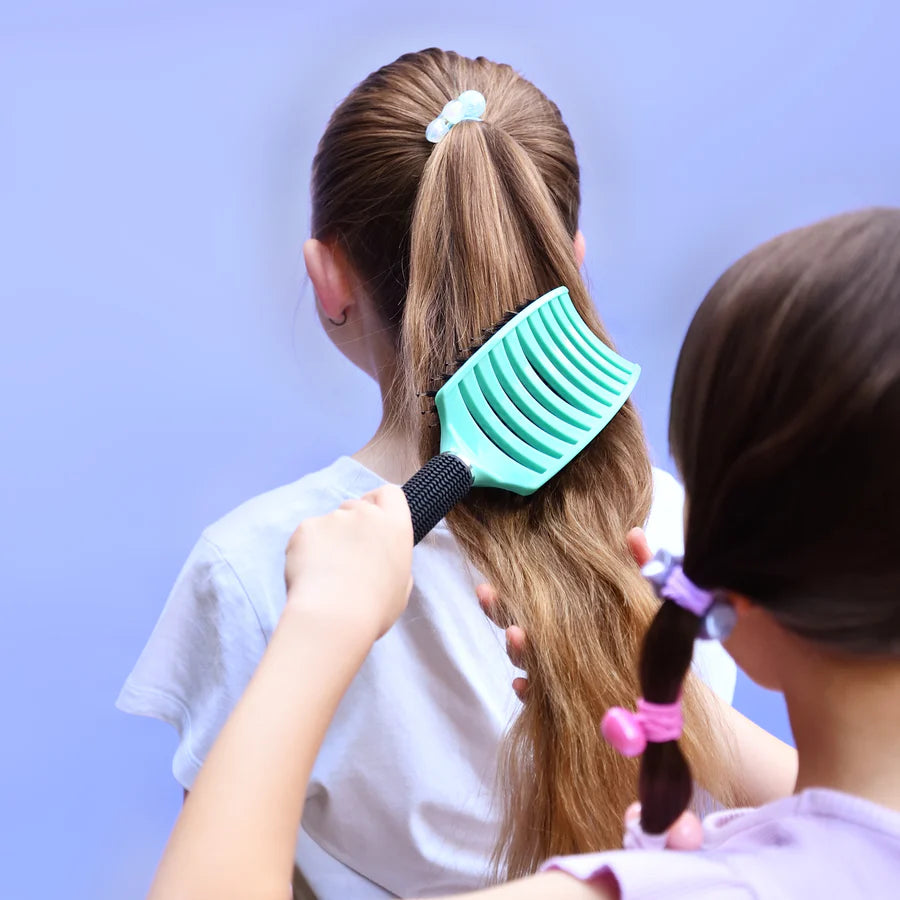 Kids Detangler Hair Brush - Aqua