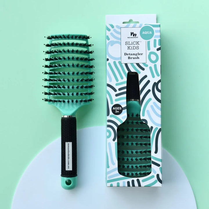 Kids Detangler Hair Brush - Aqua