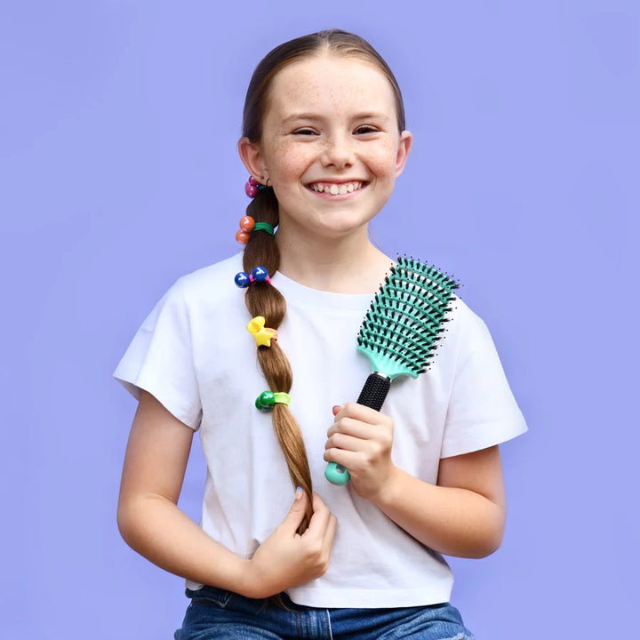 Kids Detangler Hair Brush - Aqua