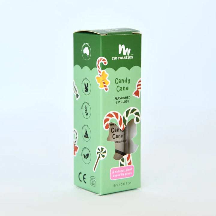 Christmas Limited Edition Natural Kids Lip Gloss Candy Cane