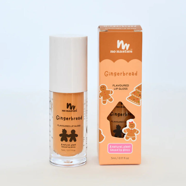 Christmas Limited Edition Natural Kids Lip Gloss Gingerbread