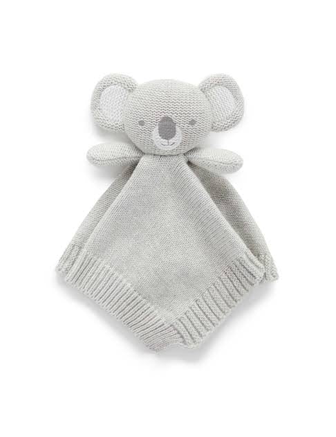 Purebaby Knitted Koala Comforter