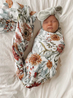 Pop Ya Tot Organic Muslin Swaddle - Le Piccadilly