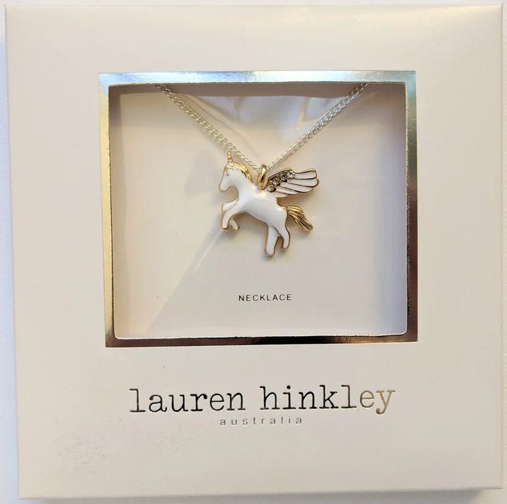 Lauren Hinkley Gold Unicorn Necklace