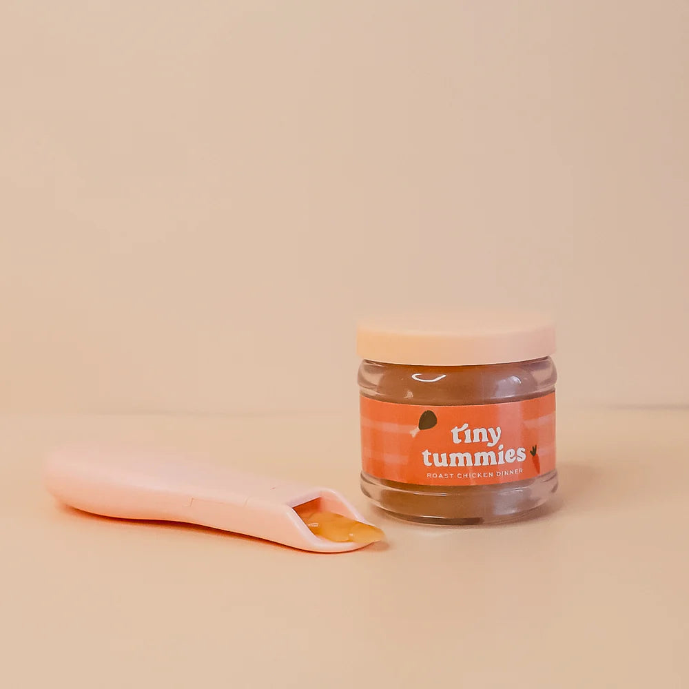 Tiny Tummies Doll Play Jar & Spoon Food Set